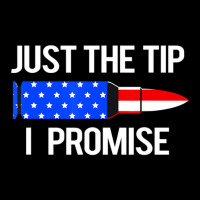 Just The Tip I Promise American Flag Veteran Pocket T-shirt | Artistshot