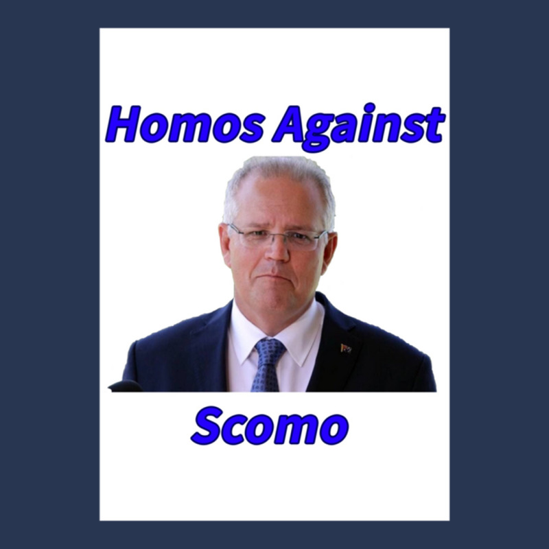 Homos Against Scomo Men Denim Jacket by QUANVY | Artistshot