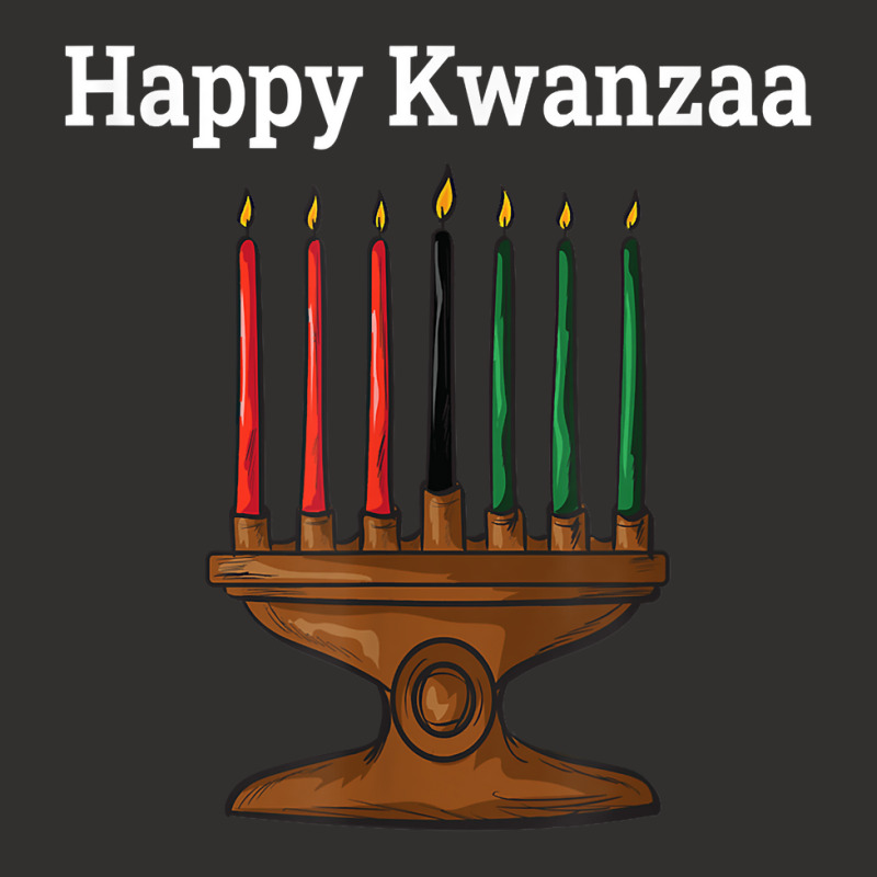 Happy Kwanzaa Kinara 7 Principles Of Kwanzaa Dec 26   Jan 1 T Shirt Champion Hoodie by keishawnredner | Artistshot