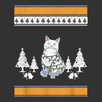 Cat With Christmas Lights Design For Cat Lover T Shirt Baby Bodysuit | Artistshot