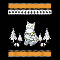 Cat With Christmas Lights Design For Cat Lover T Shirt Toddler 3/4 Sleeve Tee | Artistshot