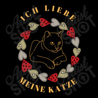 Ich Liebe Meine Katze, Collection Of Designs For Cat Lovers, Funny V-neck Tee | Artistshot