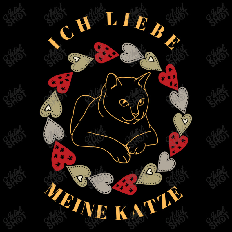 Ich Liebe Meine Katze, Collection Of Designs For Cat Lovers, Funny V-Neck Tee by Elbydesign | Artistshot