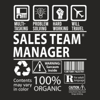 Sales Team Manager T Shirt - Multitasking Certified Job Gift Item Tee Ladies Fitted T-shirt | Artistshot