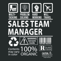 Sales Team Manager T Shirt - Multitasking Certified Job Gift Item Tee Women's Triblend Scoop T-shirt | Artistshot