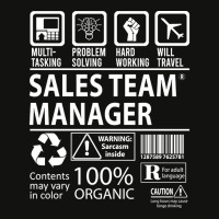 Sales Team Manager T Shirt - Multitasking Certified Job Gift Item Tee Scorecard Crop Tee | Artistshot