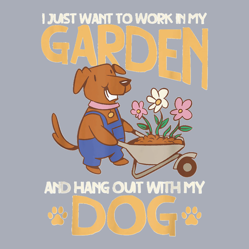 I Just Want To Work In My Garden And Hang Out With My Dog Tank Dress by JEFFRWESSMAN | Artistshot