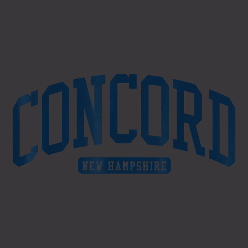 Concord New Hampshire Nh College University Style Navy T Shirt Ladies Curvy T-Shirt by mintywotm | Artistshot