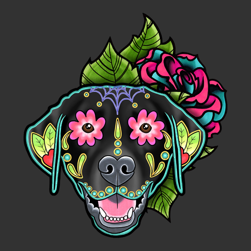 Labrador Retriever In Black - Day Of The Dead Sugar Skull Dog Baby Bodysuit by Inmamlil638 | Artistshot