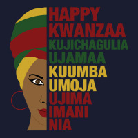 Happy Kwanzaa African Black Woman 7 Principles Pullover Hoodie Women's V-neck T-shirt | Artistshot