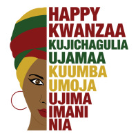 Happy Kwanzaa African Black Woman 7 Principles Pullover Hoodie Maternity Scoop Neck T-shirt | Artistshot