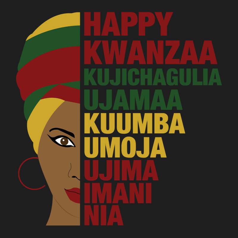 Happy Kwanzaa African Black Woman 7 Principles Sweatshirt Classic T-shirt by adam.troare | Artistshot