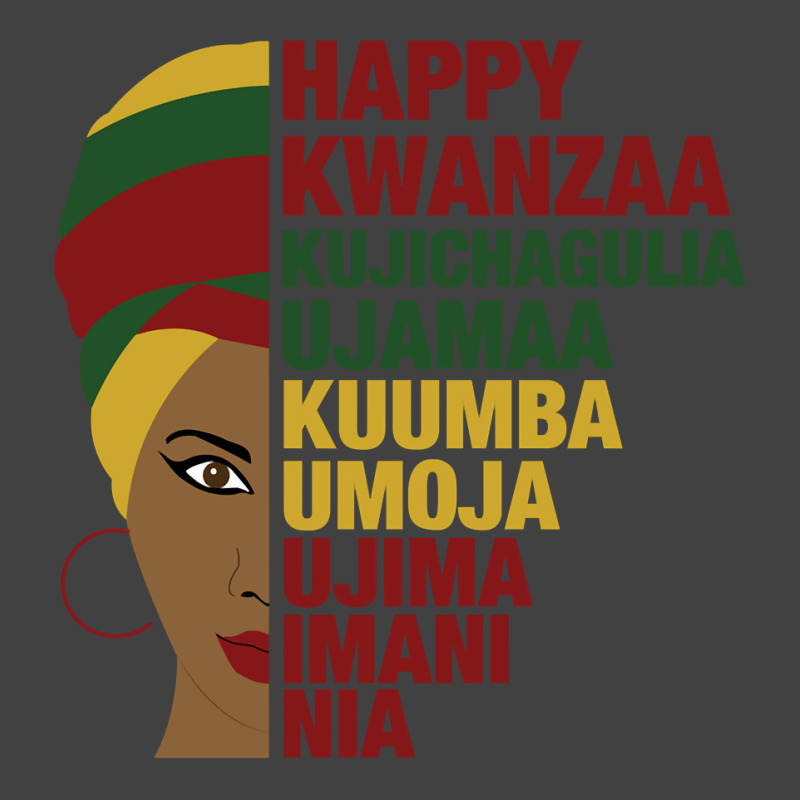 Happy Kwanzaa African Black Woman 7 Principles Sweatshirt Vintage T-Shirt by adam.troare | Artistshot