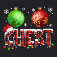 Chestnuts Funny Matching Couples Christmas Lights Nuts Chest T Shirt Youth Tee | Artistshot