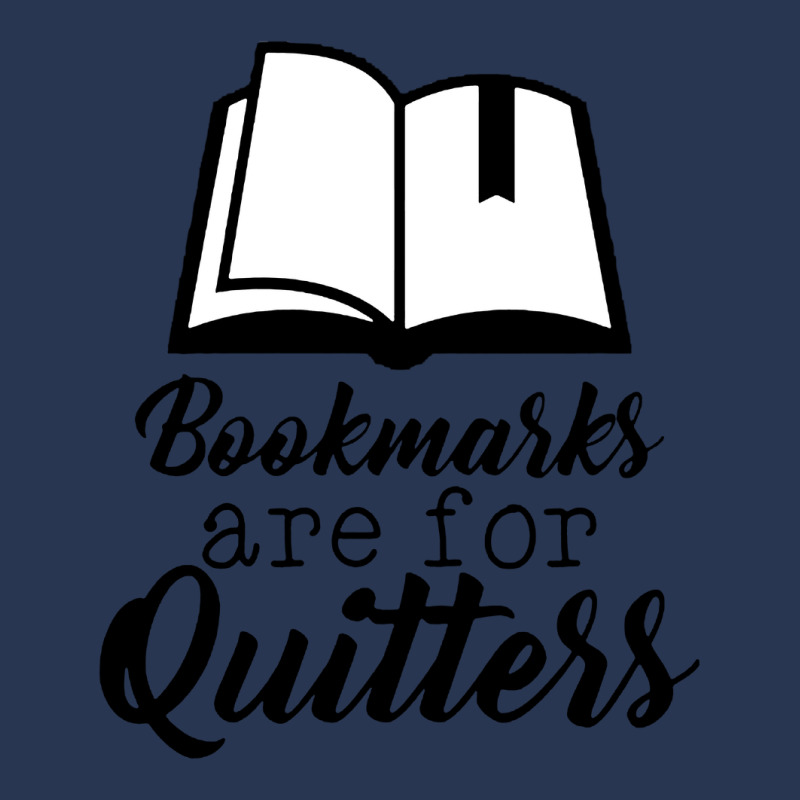 Book Lovers Bookmarks Are For Quitters Men Denim Jacket by atereabag | Artistshot