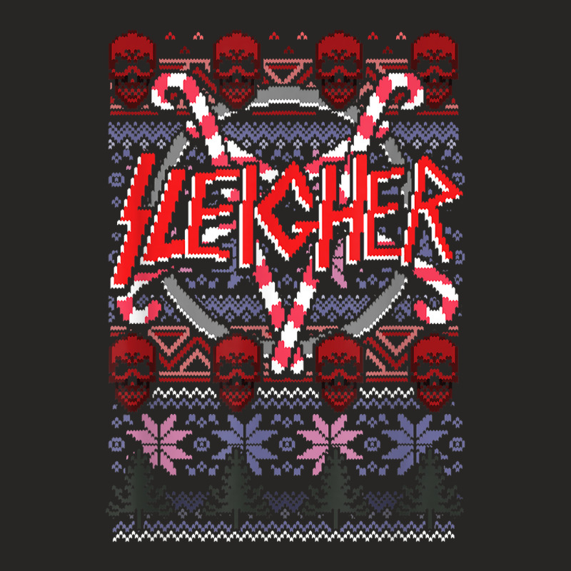 Sleigher Novelty Christmas T Shirt Ladies Fitted T-Shirt by dennh | Artistshot