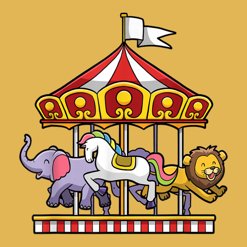 Horse Carousel Cute Carnival Ride Animals Circus T Shirt Vintage Hoodie And Short Set | Artistshot