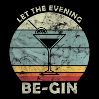 Vintage Let The Evening Be Gin With Gin And Tonic Retro T Shirt Youth Jogger | Artistshot