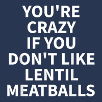 Lentil Meatball Apparel   Novelty Funny Meatballs Design T Shirt Ladies Denim Jacket | Artistshot