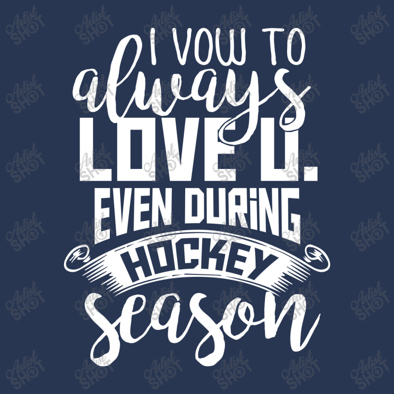 I Vow To Always Love You Even During Hockey Season Men Denim Jacket by hoainv | Artistshot