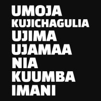 Kwanzaa 7 Principles Umoja Kujichagulia Ujima Ujamaa Nia Premium T Shi Crop Top | Artistshot