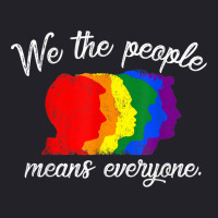 We The People Means Everyone Lgbt Pride Gay 2018 Shirt Tshirt Unisex Sherpa-lined Denim Jacket | Artistshot