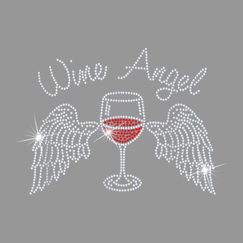 Woman Wine Angel Bling Rhinestone Funny Christian Tee T Shirt Women's V-Neck T-Shirt by jessen | Artistshot