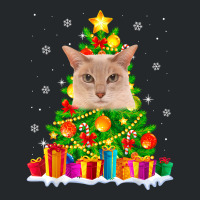 Cute Tonkinese Cat Lover Christmas Tree Xmas Holidays T Shirt Crewneck Sweatshirt | Artistshot