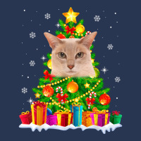 Cute Tonkinese Cat Lover Christmas Tree Xmas Holidays T Shirt Men Denim Jacket | Artistshot