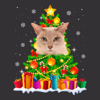 Cute Tonkinese Cat Lover Christmas Tree Xmas Holidays T Shirt Vintage Hoodie | Artistshot