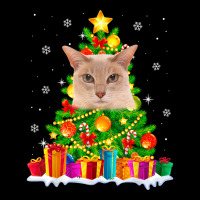 Cute Tonkinese Cat Lover Christmas Tree Xmas Holidays T Shirt Fleece Short | Artistshot