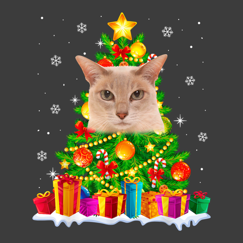 Cute Tonkinese Cat Lover Christmas Tree Xmas Holidays T Shirt Men's Polo Shirt | Artistshot