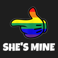 Womens Lesbian Pride Matching She S Mine Tshirt Lgbt Tee Classic T-shirt | Artistshot