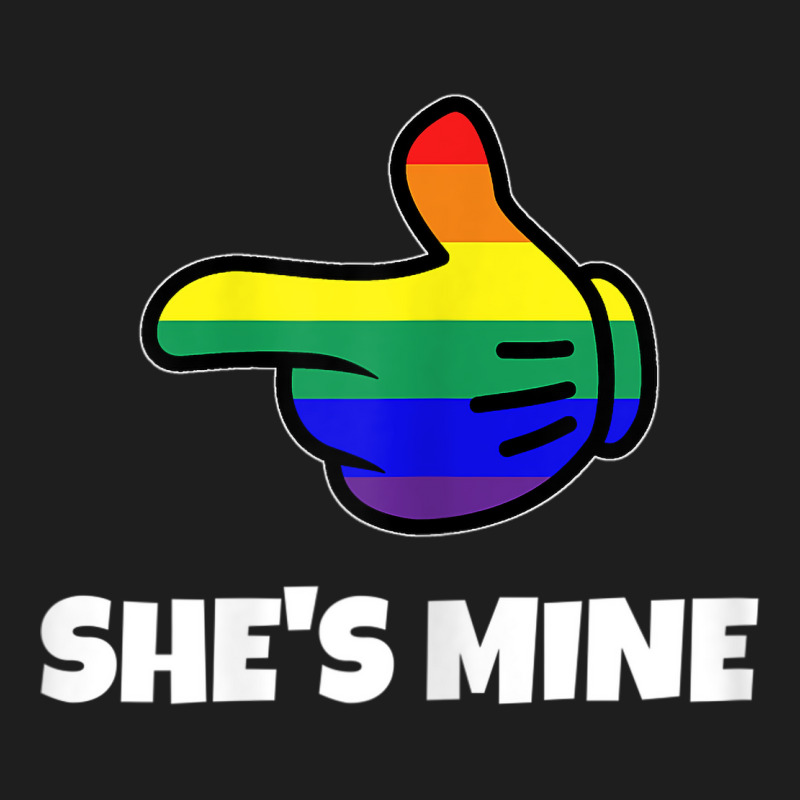 Womens Lesbian Pride Matching She S Mine Tshirt Lgbt Tee Classic T-shirt by RYANIDDLE | Artistshot