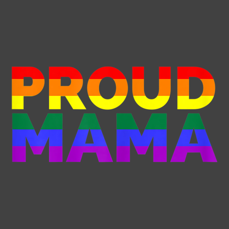 Womens Lgbt Gay Pride Month Proud Mama Pride Flag Tshirt Vintage T-Shirt by RYANIDDLE | Artistshot