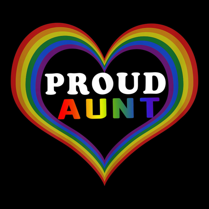 Womens Proud Aunt Rainbow Heart Lesbian Gay Lgbt Pride Tshirt Pocket T-Shirt by RYANIDDLE | Artistshot