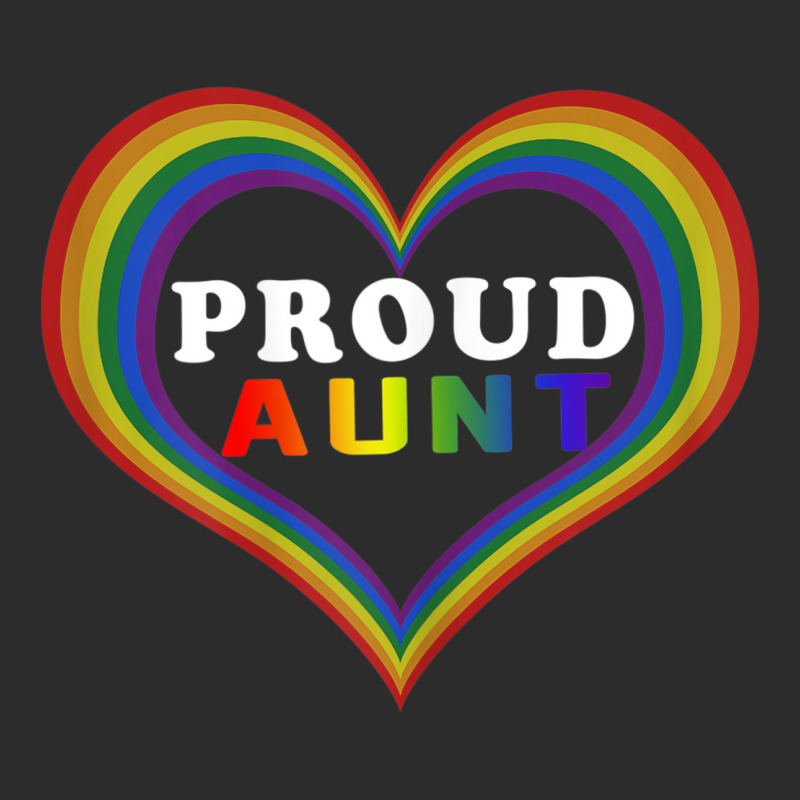 Womens Proud Aunt Rainbow Heart Lesbian Gay Lgbt Pride Tshirt Exclusive T-shirt by RYANIDDLE | Artistshot