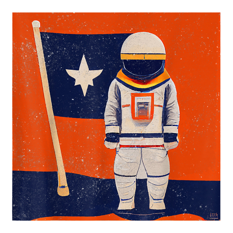 Houston Astronaut Proud And Strong In Space Vintage Retro T Shirt V-neck Tee | Artistshot