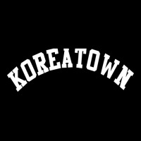 Koreatown Los Angeles Hoodie Black And White Maternity Scoop Neck T-shirt | Artistshot