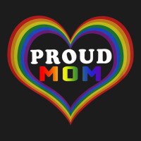 Womens Proud Mom Rainbow Heart Lesbian Gay Lgbt Pride Tshirt Hoodie & Jogger Set | Artistshot