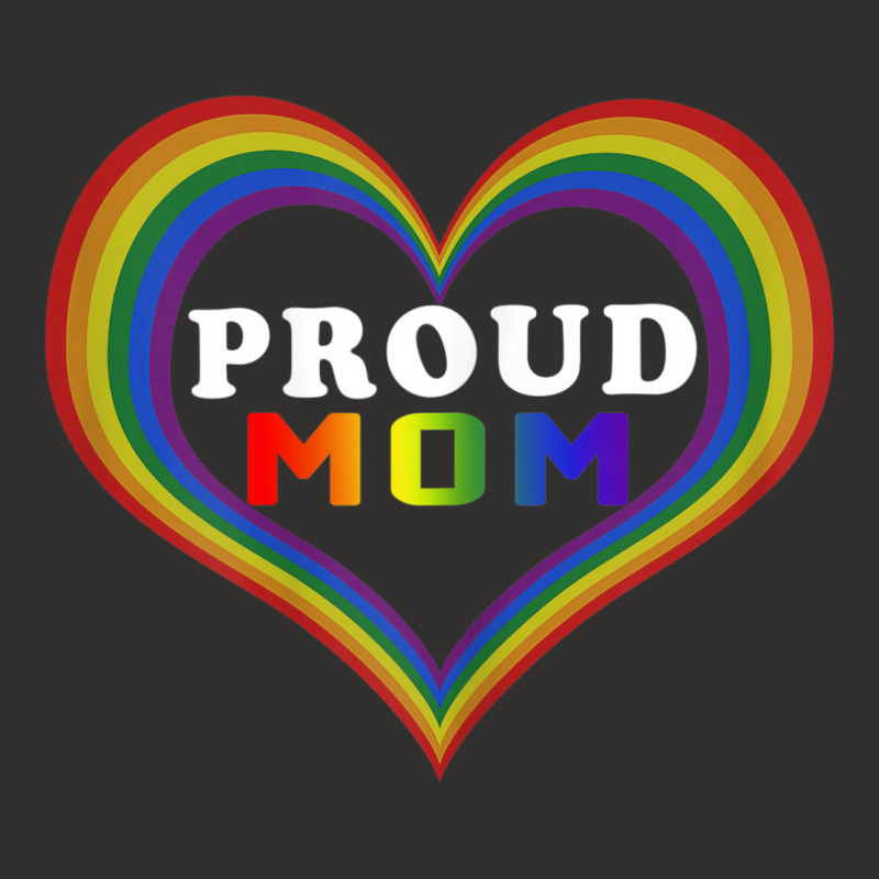 Womens Proud Mom Rainbow Heart Lesbian Gay Lgbt Pride Tshirt Champion Hoodie by RYANIDDLE | Artistshot