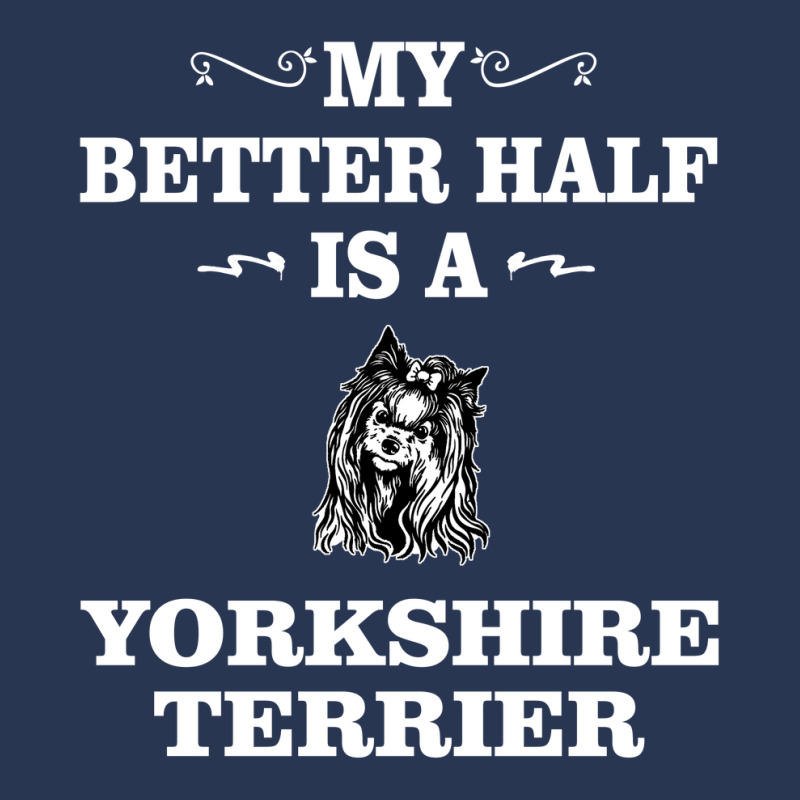 My Better Half Is A Yorkshire Terrier. Cool Gift Ladies Denim Jacket by DeriFauzi57 | Artistshot