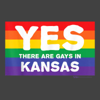 Yes There Are Gays In Kansas, Pride Lgbt T Shirt Vintage T-shirt | Artistshot