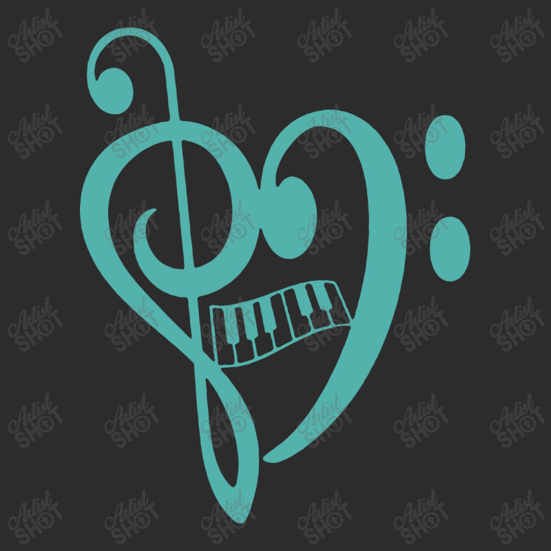 Music Heart Note Piano Musician Pianist Exclusive T-shirt | Artistshot