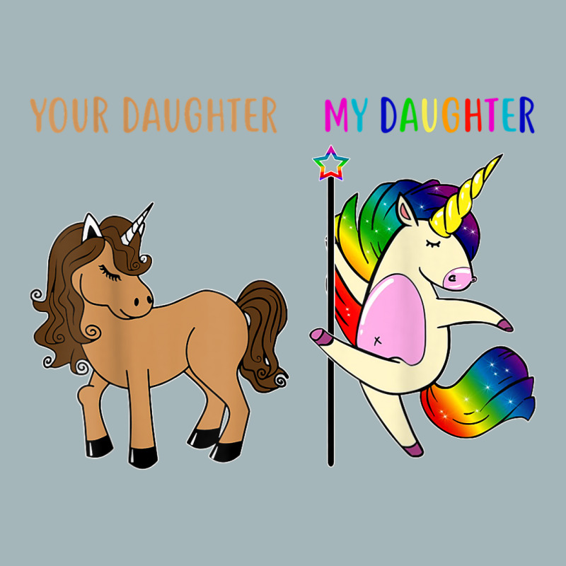 Your Daughter And My Daughter Funny Unicorn Lgbt Pride  Tshirt Unisex Sherpa-Lined Denim Jacket by RYANIDDLE | Artistshot