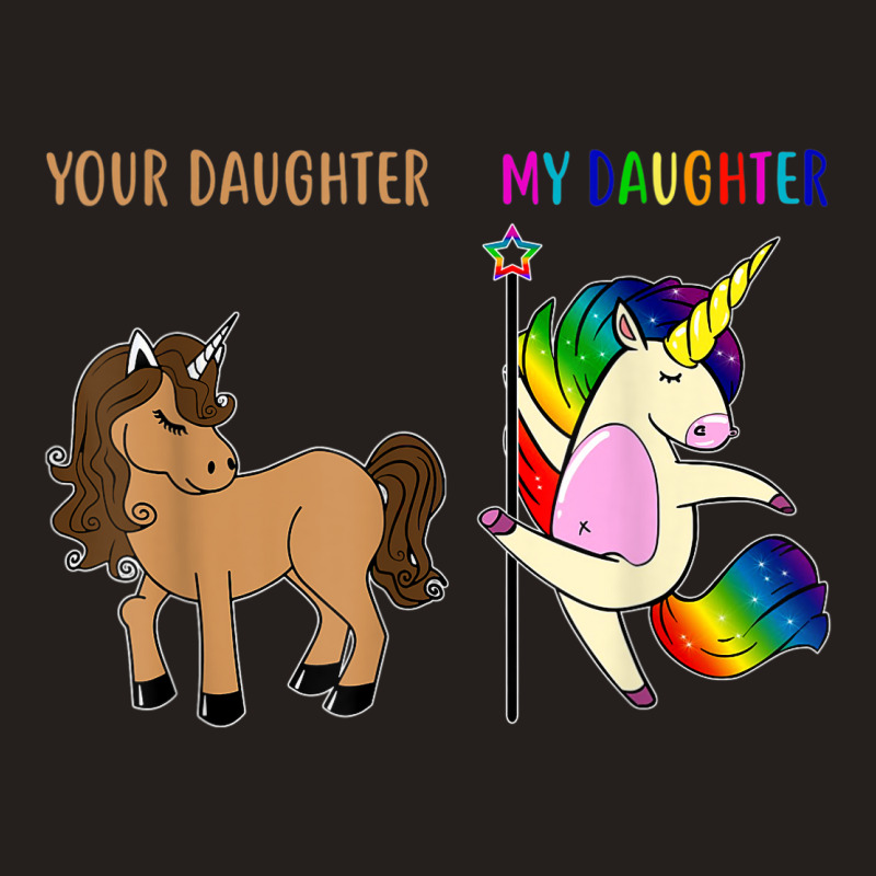 Your Daughter And My Daughter Funny Unicorn Lgbt Pride  Tshirt Tank Top by RYANIDDLE | Artistshot