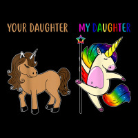 Your Daughter And My Daughter Funny Unicorn Lgbt Pride  Tshirt V-neck Tee | Artistshot