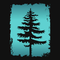 Legendary Conifer Tree Silhouette Drawing Metal Print Horizontal | Artistshot