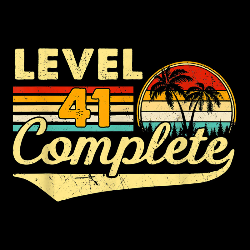 Level 41st Complete   Couple 41 Year Wedding Anniversary T Shirt Fleece Short | Artistshot