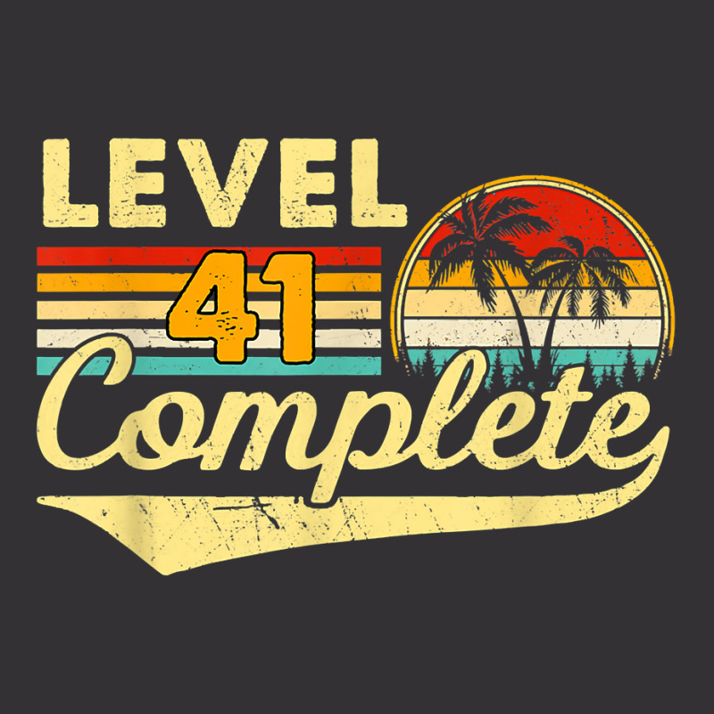 Level 41st Complete   Couple 41 Year Wedding Anniversary T Shirt Vintage Hoodie And Short Set | Artistshot